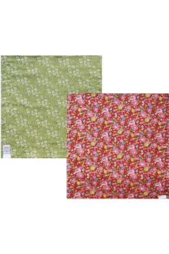 Reversible Stitch Napkin Set Made With Liberty Fabric in Betsy Star & Capel