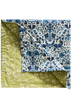 Reversible Stitch Napkin Set Made With Liberty Fabric in Lodden & Capel