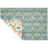 Reversible Stitch Placemat Made With Liberty Fabric in Strawberry Thief & Eva Belle