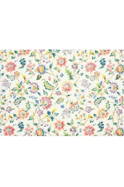 Reversible Stitch Placemat Made With Liberty Fabric in Strawberry Thief & Eva Belle