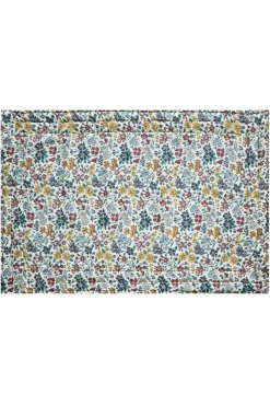 Reversible Stitch Placemat Made With Liberty Fabric in Feather Meadow & Annabella