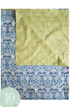 Reversible Tablecloth Made With Liberty Fabric in Lodden & Capel