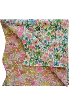 Reversible Wavy Napkin Set Made With Liberty Fabric in Dreams Of Summer