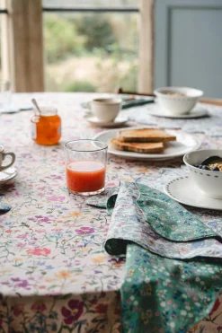 Reversible Wavy Napkin Set Made With Liberty Fabric in in Donna Leigh & Rachel