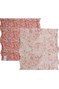 Reversible Wavy Napkin Set Made With Liberty Fabric in Adelajda’s Wish & Wiltshire Star