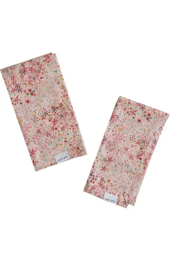 Reversible Wavy Napkin Set Made With Liberty Fabric in Adelajda’s Wish & Wiltshire Star