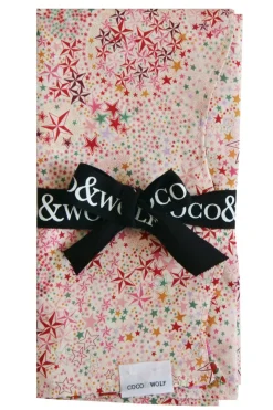 Reversible Wavy Napkin Set Made With Liberty Fabric in Adelajda’s Wish & Wiltshire Star