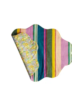 Reversible Wavy Placemat Made With Liberty Fabric in in Archive Swatch & Michelle