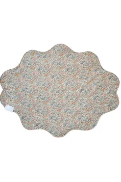Reversible Wavy Placemat Made With Liberty Fabric in Linen Garden & Katie & Millie