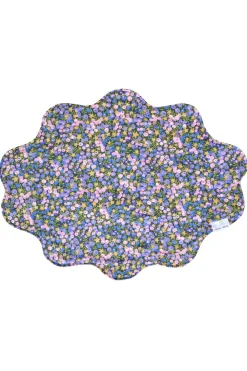 Reversible Wavy Placemat Made With Liberty Fabric in Wiltshire Star & Capel