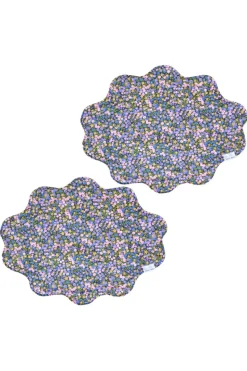 Reversible Wavy Placemat Made With Liberty Fabric in Wiltshire Star & Capel