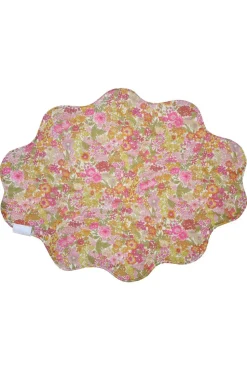 Reversible Wavy Placemat Made With Liberty Fabric in Dreams Of Summer & Margaret Annie