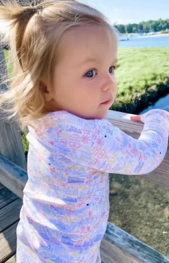 Rhode Island Two Piece Kids Pajamas