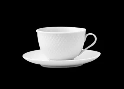 Rhombe Tea Cup With Matching Saucer