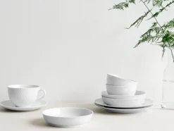 Rhombe Tea Cup With Matching Saucer