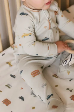 Ribbed Baby Sleeper in Rush Hour Mist