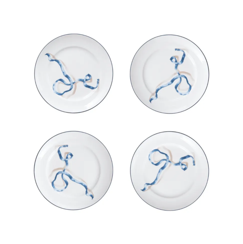 Ribbon Dessert Plates