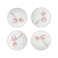 Ribbon Dessert Plates