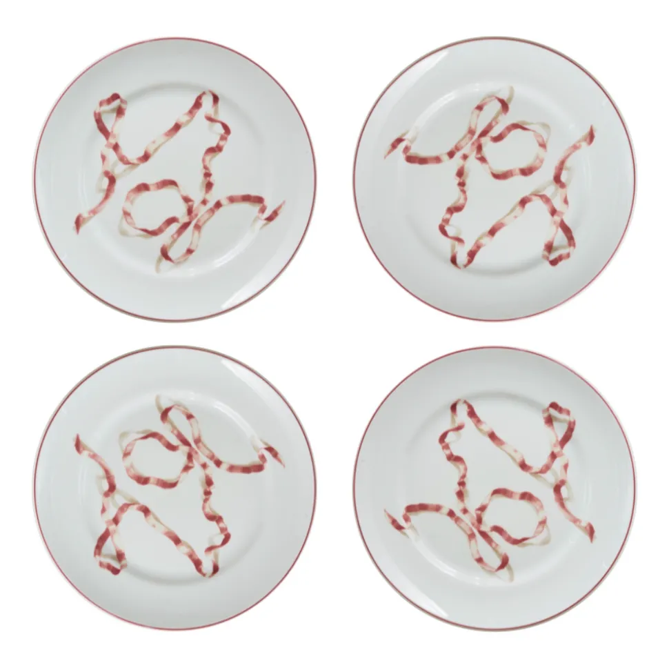 Ribbon Dinner Plates