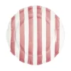 Righe Dinner Plate, Pink