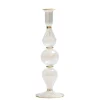 Ripple Candle Holder in Clear