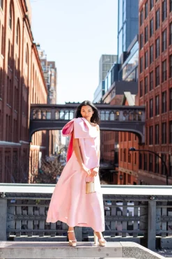 Rita Gown in Blossom Pink