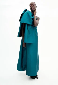 Rita Gown In Peacock