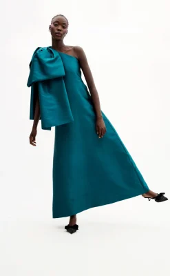 Rita Gown In Peacock