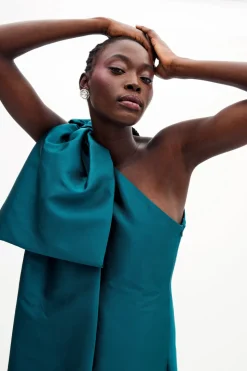 Rita Gown In Peacock