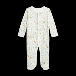 RL Baby x Riley Sheehey Cotton Coverall in Bunny Meadow