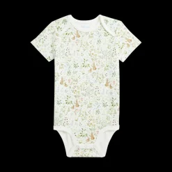 RL Baby x Riley Sheehey Cotton Bodysuit in Bunny Meadow