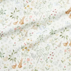 RL Baby x Riley Sheehey Cotton Bodysuit in Bunny Meadow