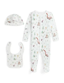 RL Baby x Riley Sheehey 3-Piece Gift Set in Holiday