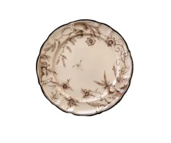 Rocaille Dove Gray Dinner Plate