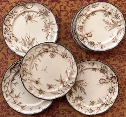 Rocaille Dove Gray Dinner Plate