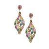 Rohan Diamond Multicolor Tourmaline Earrings