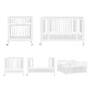 Rolli 9-in-1 Convertible All-Stages® Crib with Bassinet & Toddler Bed Conversion Kits in White