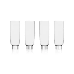 Romantic Champagne Flutes, Set of 4