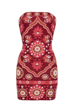 Rome Mini Dress in Mystic Raspberry