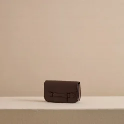 Romy Clutch in Box Calf Palmellato Chocolate