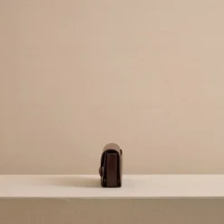 Romy Clutch in Box Calf Palmellato Chocolate