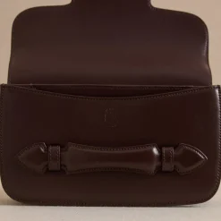 Romy Clutch in Box Calf Palmellato Chocolate