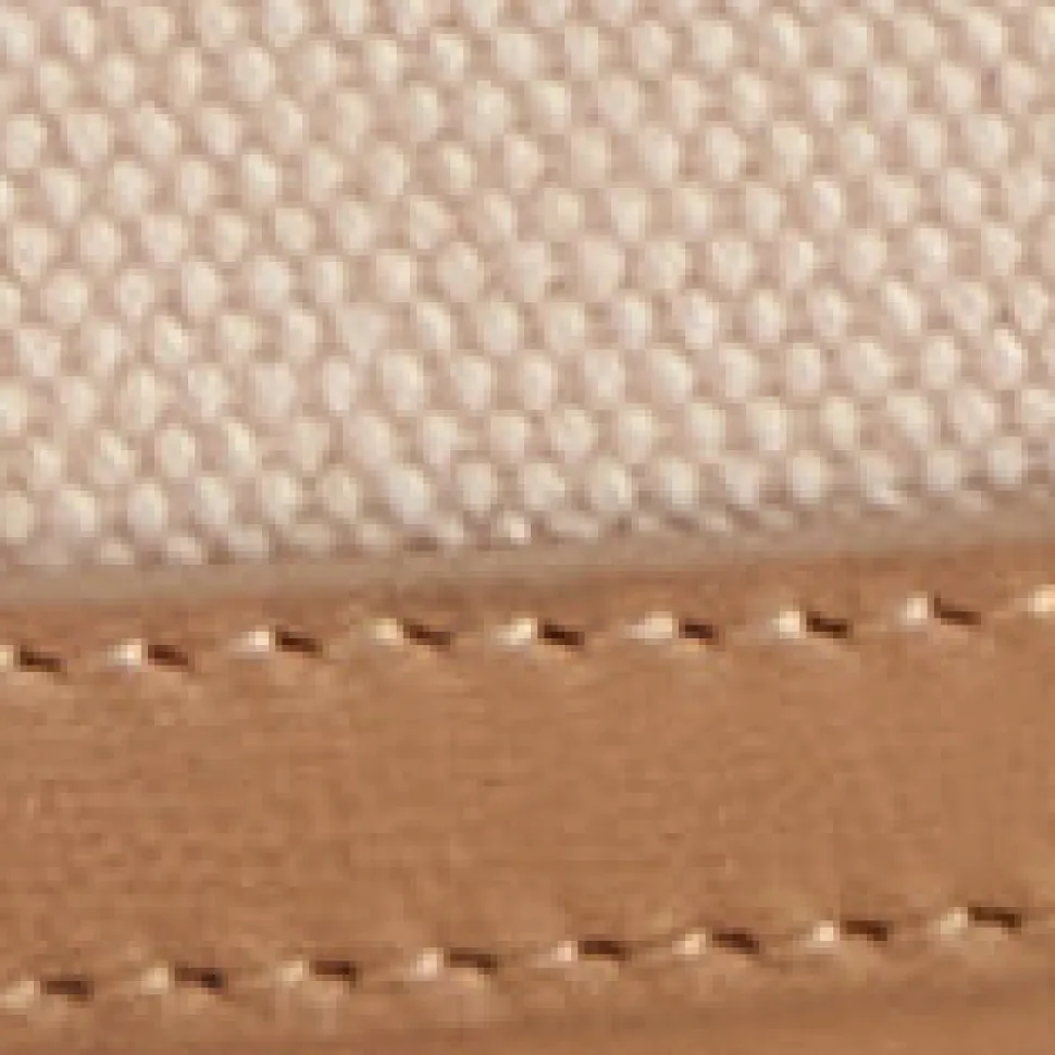 Romy Clutch in Canvas Natural & Supple Soft Natural