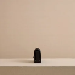 Romy Clutch in Satin Black