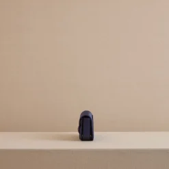Romy Clutch in Satin Navy