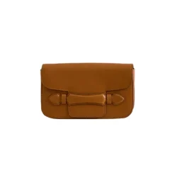 Romy Clutch in Vacchetta Luggage