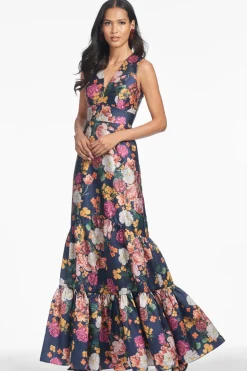 Rori Gown in Midnights Magic Blooms