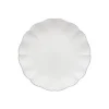 Rosa Collection Dinner Plates in White, Set of 6