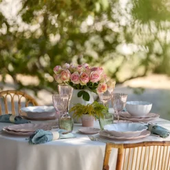 Rosa Collection Oval Platter 16" in Rosé