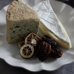 Rosa Collection Salad Plates in White, Set of 6